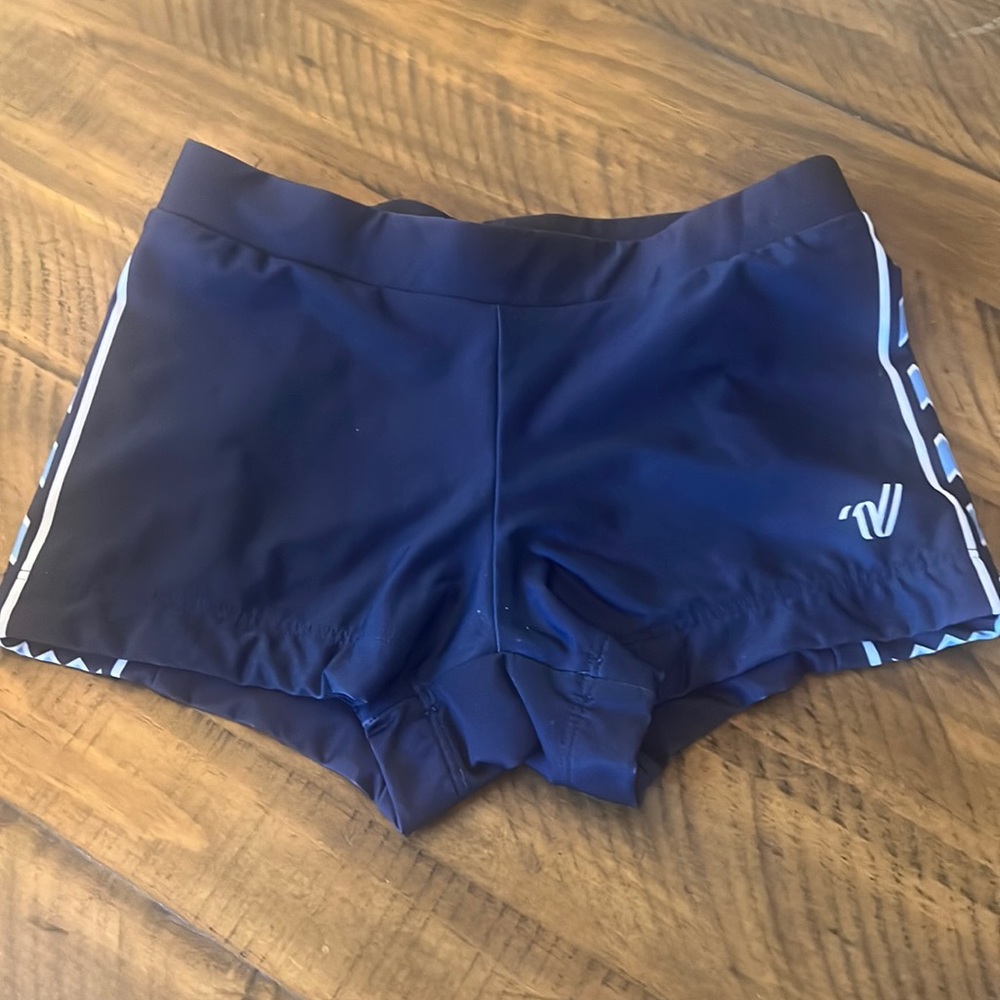 Navy Varsity spankies -YM